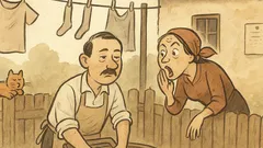 Banc: Ion spală rufe afară, vecina întreabă...