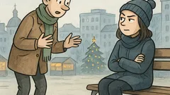 Banc: Un tip încearcă să agațe o fată